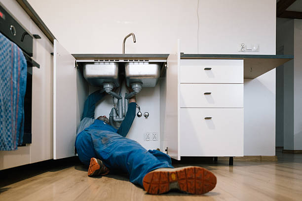 Professional Pipe Repair technician working in Port Jefferson Station, NY